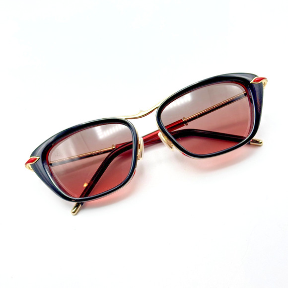 Christian Louboutin Sunglasses Dolly LB0022 05B Black Gold Frame Smoke Lens 56mm main image 15